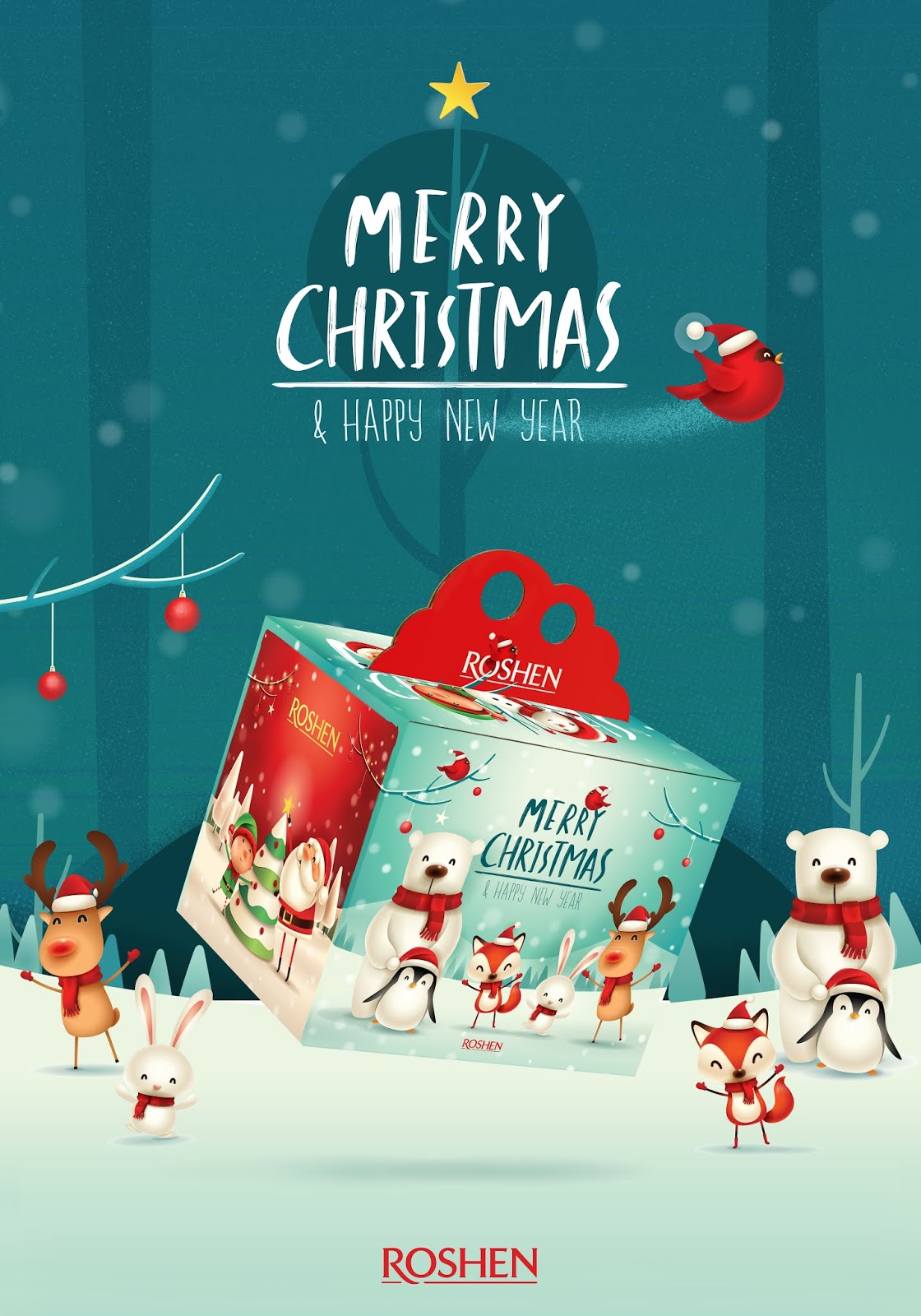 圣誕節(jié)禮盒包裝設計參考(圖1)