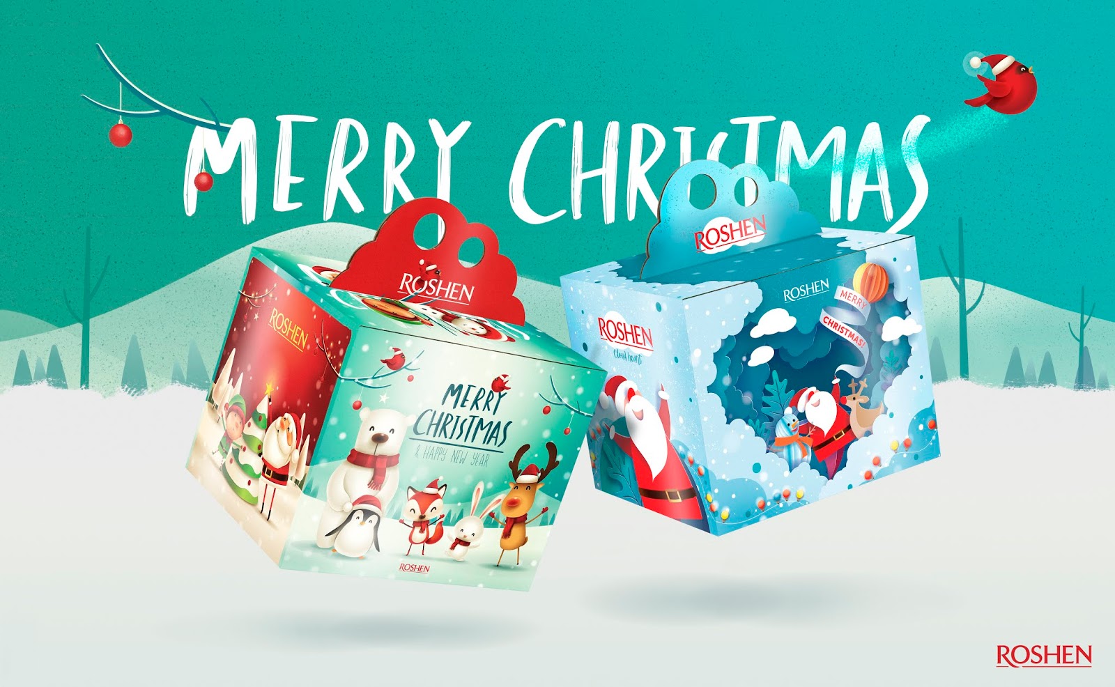 圣誕節(jié)禮盒包裝設計參考(圖2)