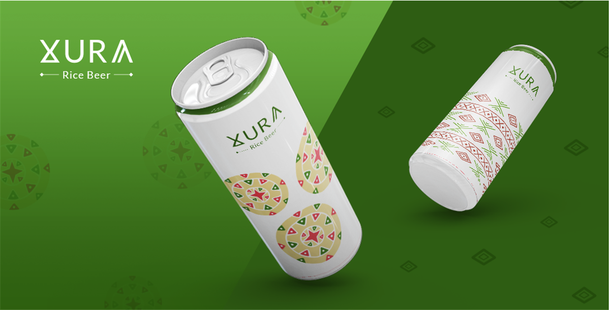 大米啤酒包裝設計參考(圖5)