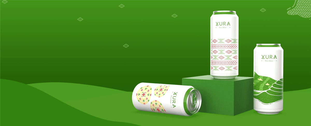 大米啤酒包裝設計參考(圖7)