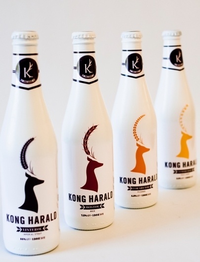 15個白色酒瓶包裝設計(圖10)