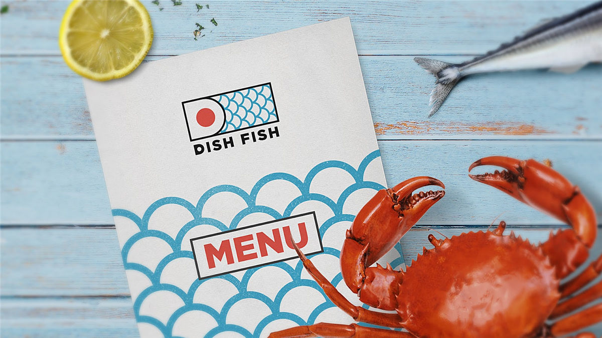 海鮮概念餐廳品牌包裝設計(圖2)