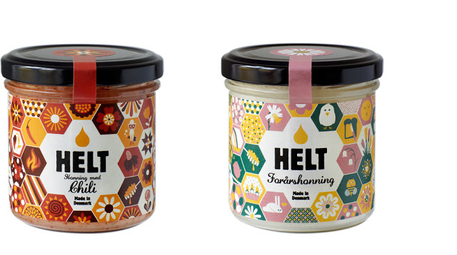 秦嶺土蜂蜜包裝設計參考(圖4)