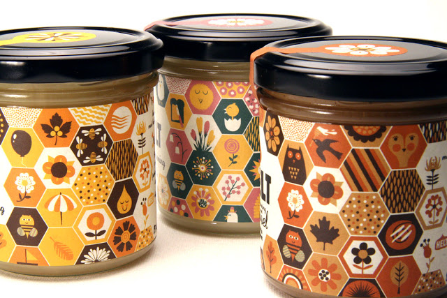 秦嶺土蜂蜜包裝設計參考(圖10)