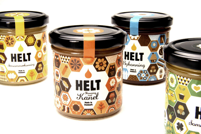 秦嶺土蜂蜜包裝設計參考(圖7)