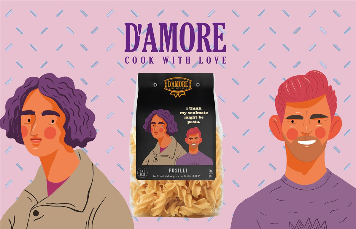 面條包裝創意圖片插畫營造氛圍(圖5)