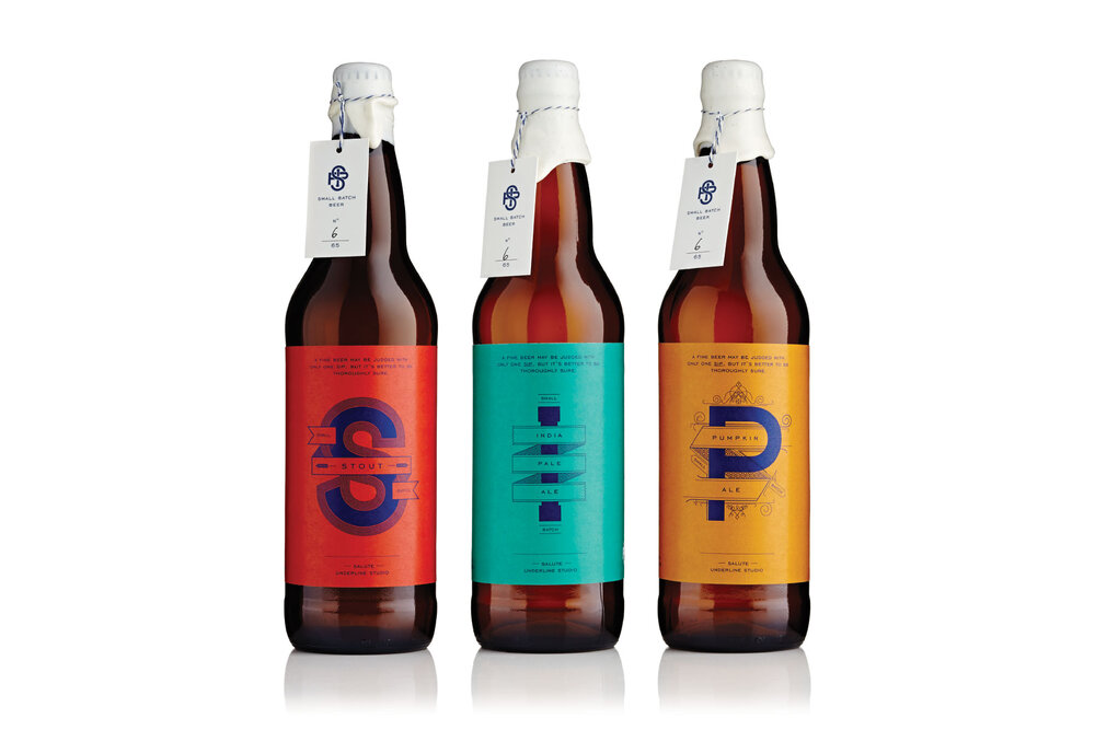 假日啤酒的標簽設計(圖2)