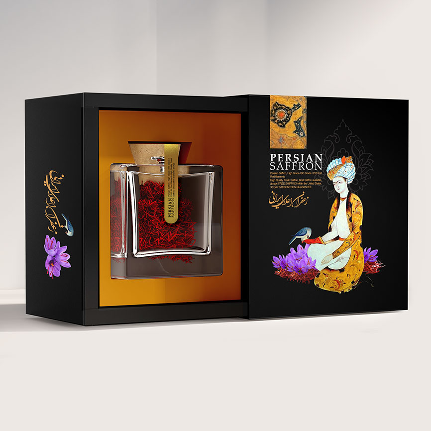 藏紅花包裝設計欣賞(圖2)