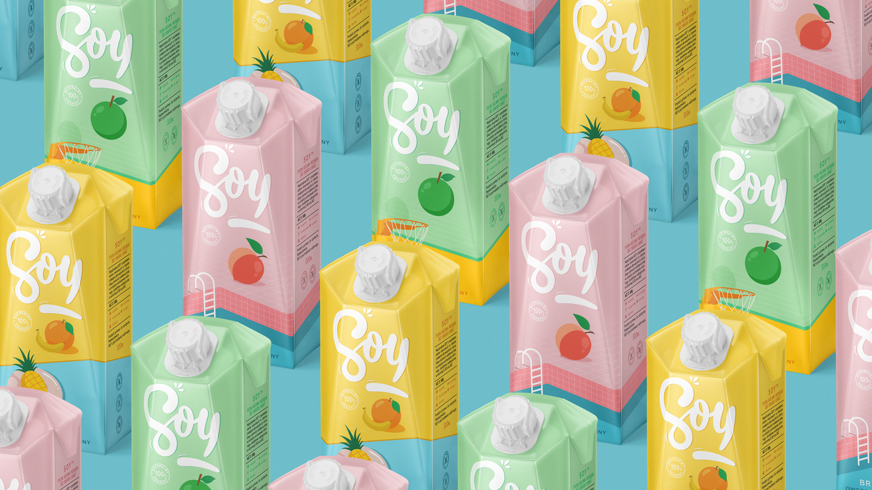 豆奶包裝設(shè)計(jì)參考(圖6)