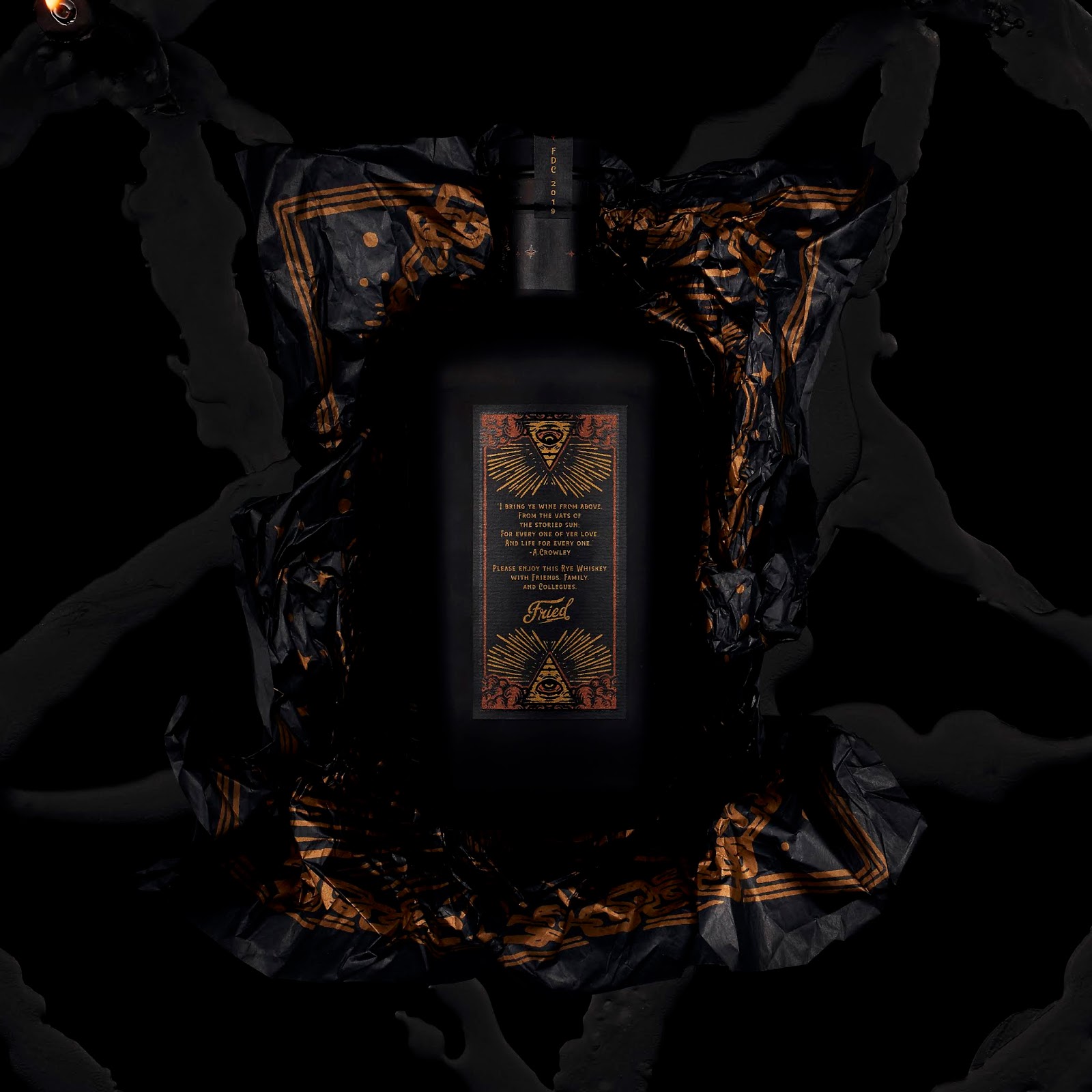 黑麥威士忌酒包裝設計(圖3)
