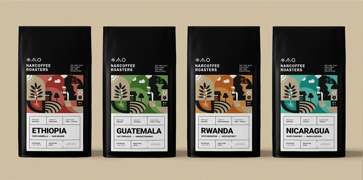 深圳咖啡豆包裝設計欣賞(圖4)