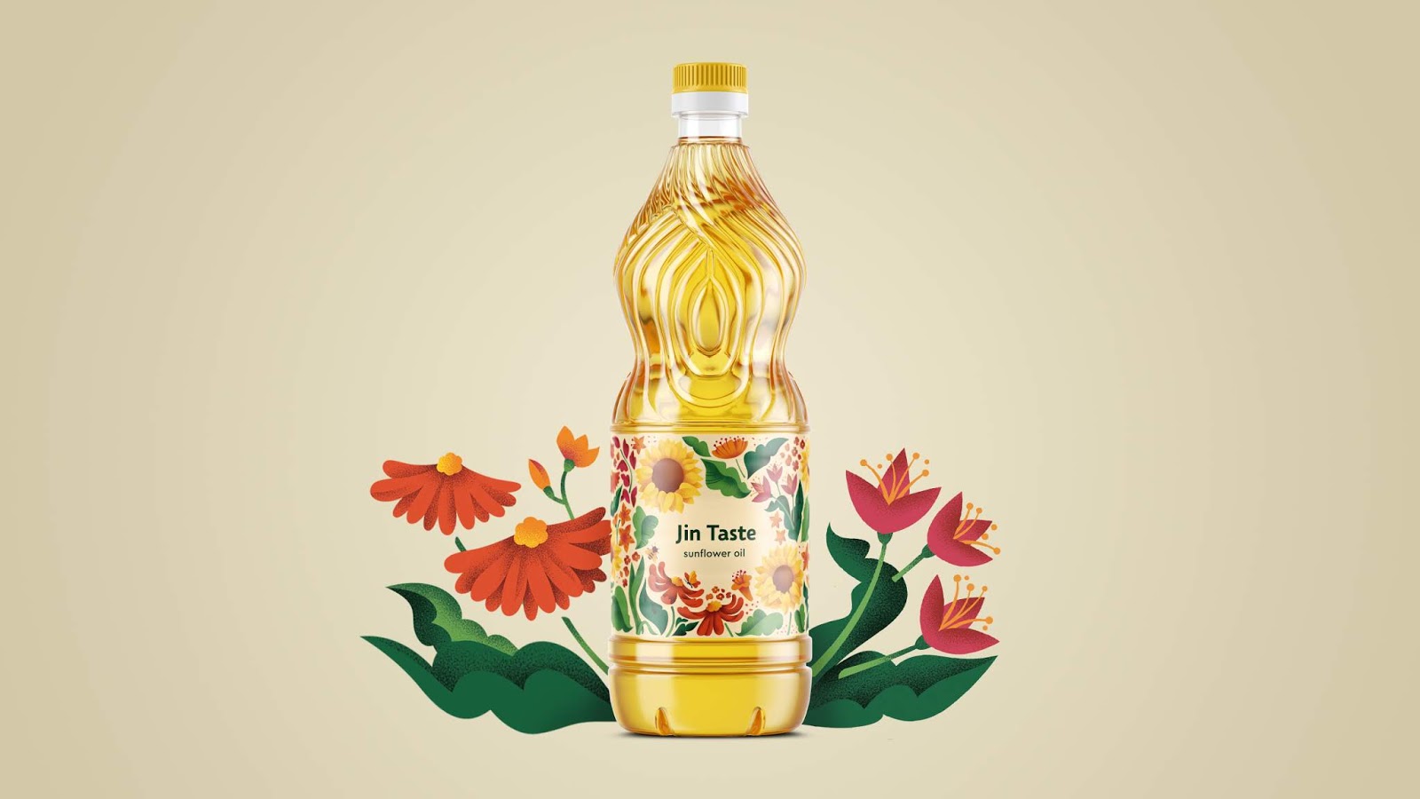 葵花籽油包裝設計(圖2)