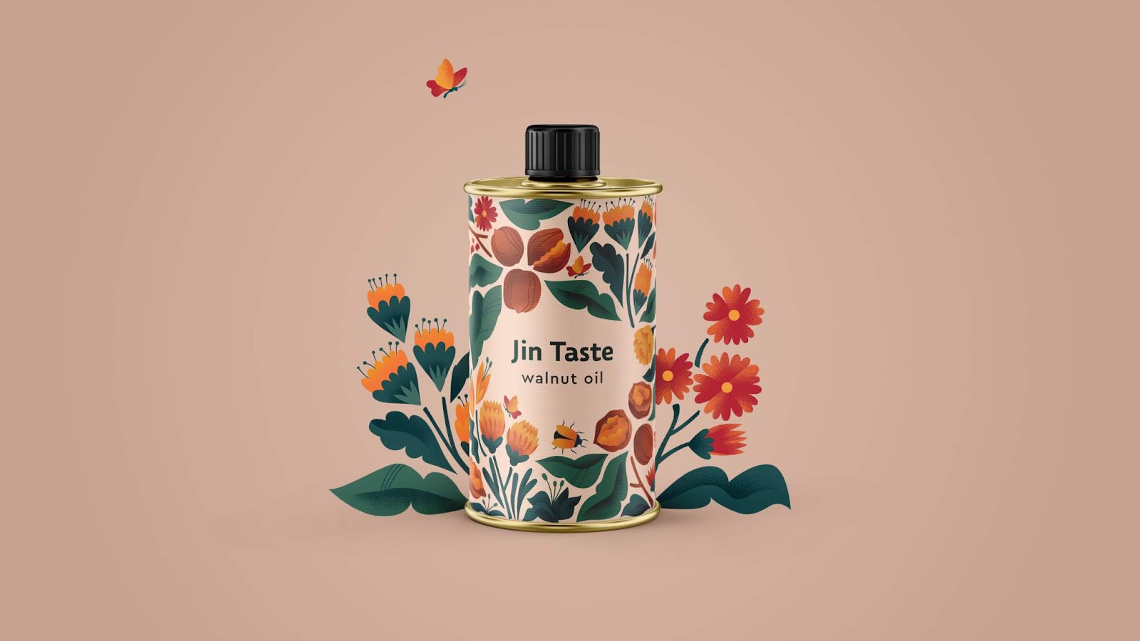 葵花籽油包裝設計(圖4)