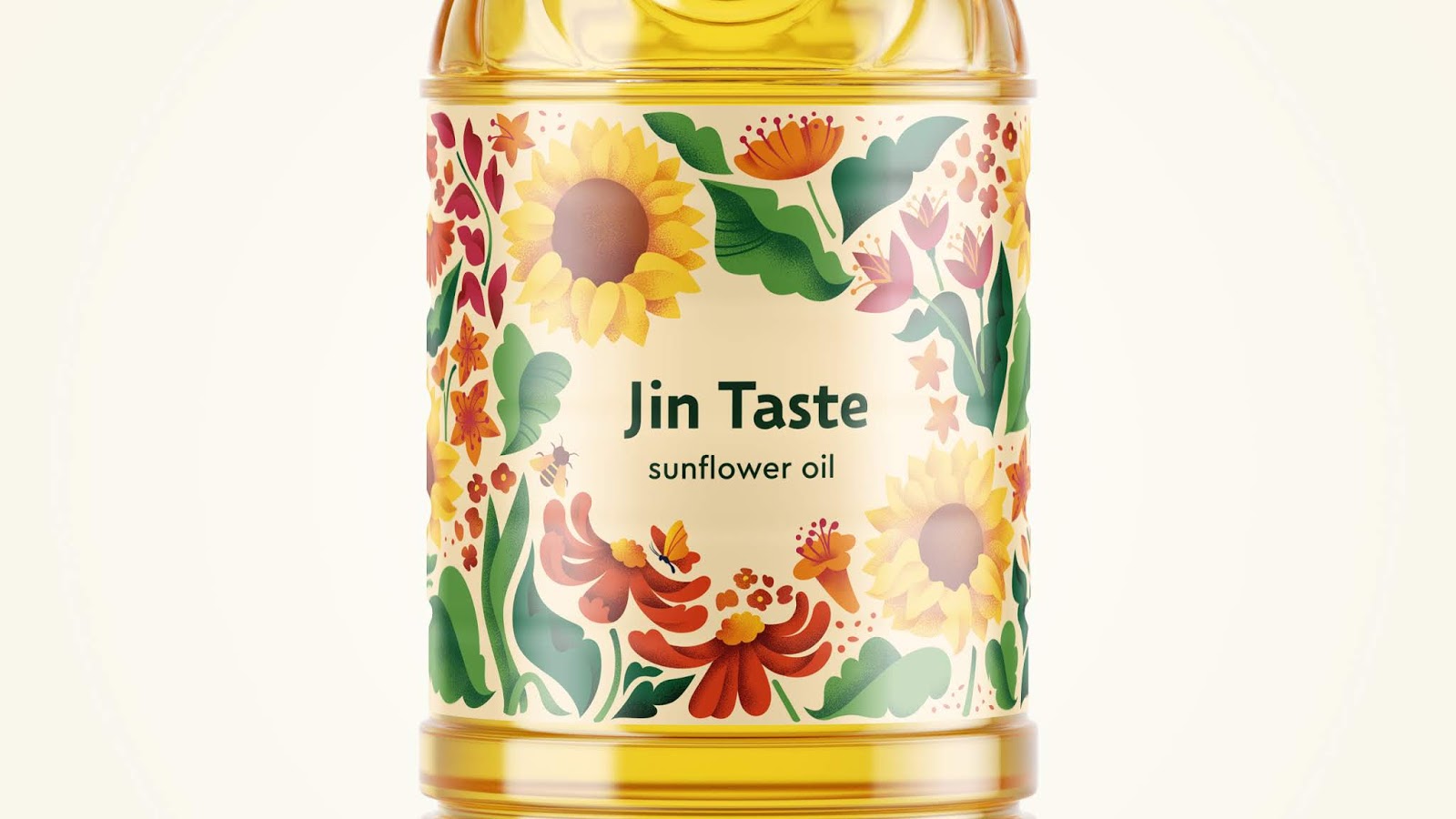 葵花籽油包裝設計(圖3)