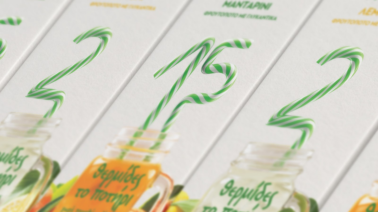 飲料包裝設(shè)計創(chuàng)意是獨特的數(shù)字吸管(圖5)