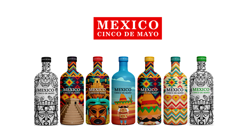 廊坊視覺沖擊力非常強的光瓶酒包裝設計(圖2)