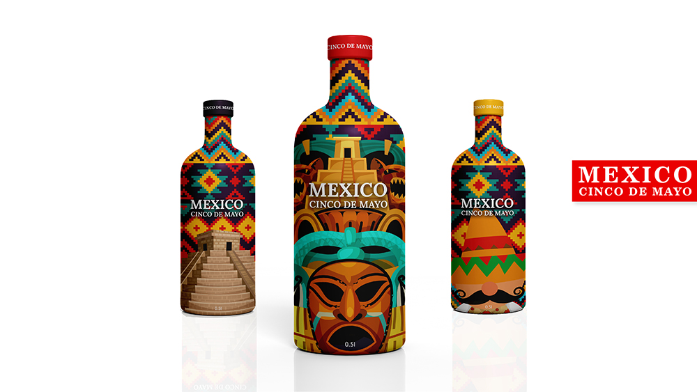 廊坊視覺沖擊力非常強的光瓶酒包裝設計(圖3)