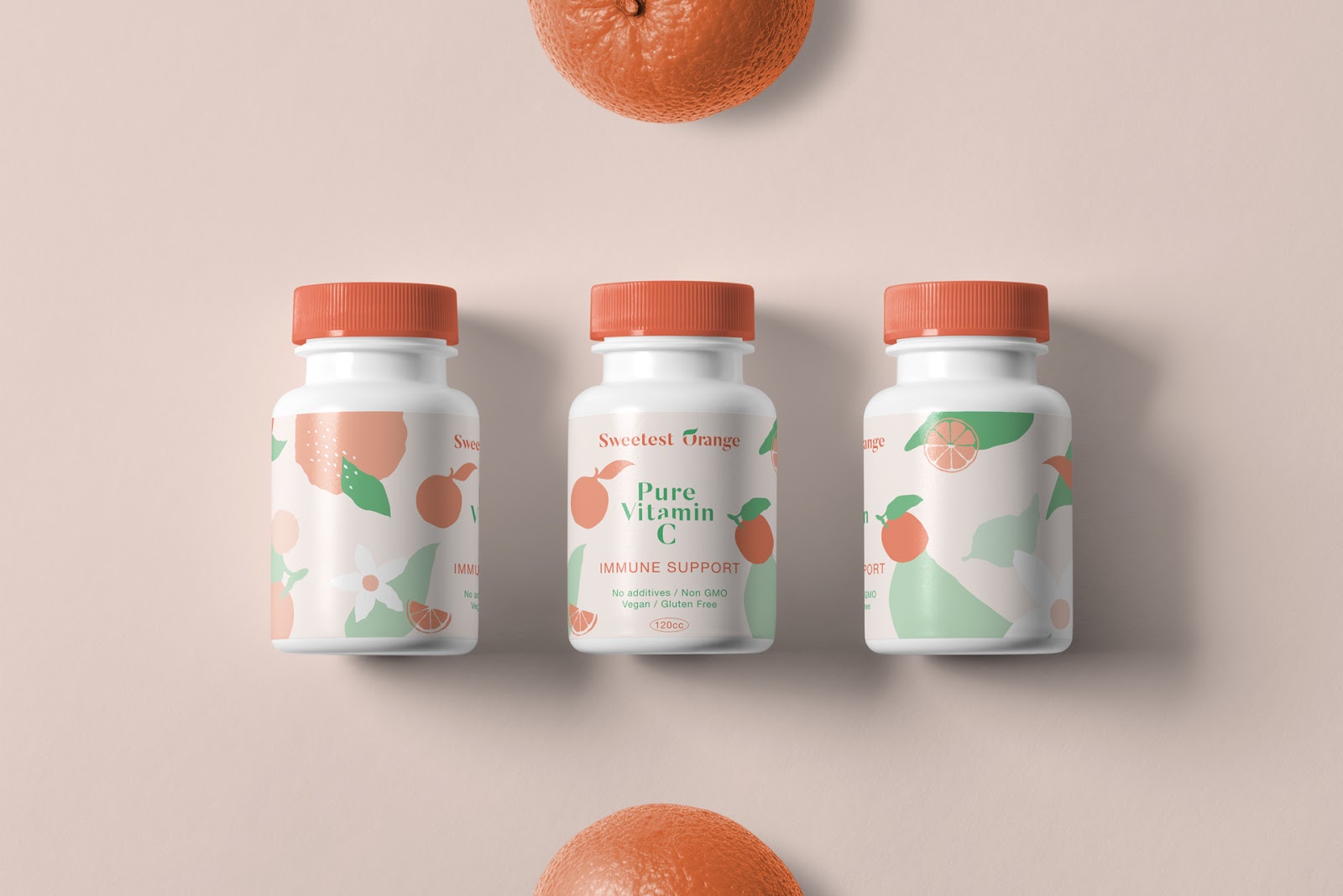維生素C補充劑包裝設計(圖1)