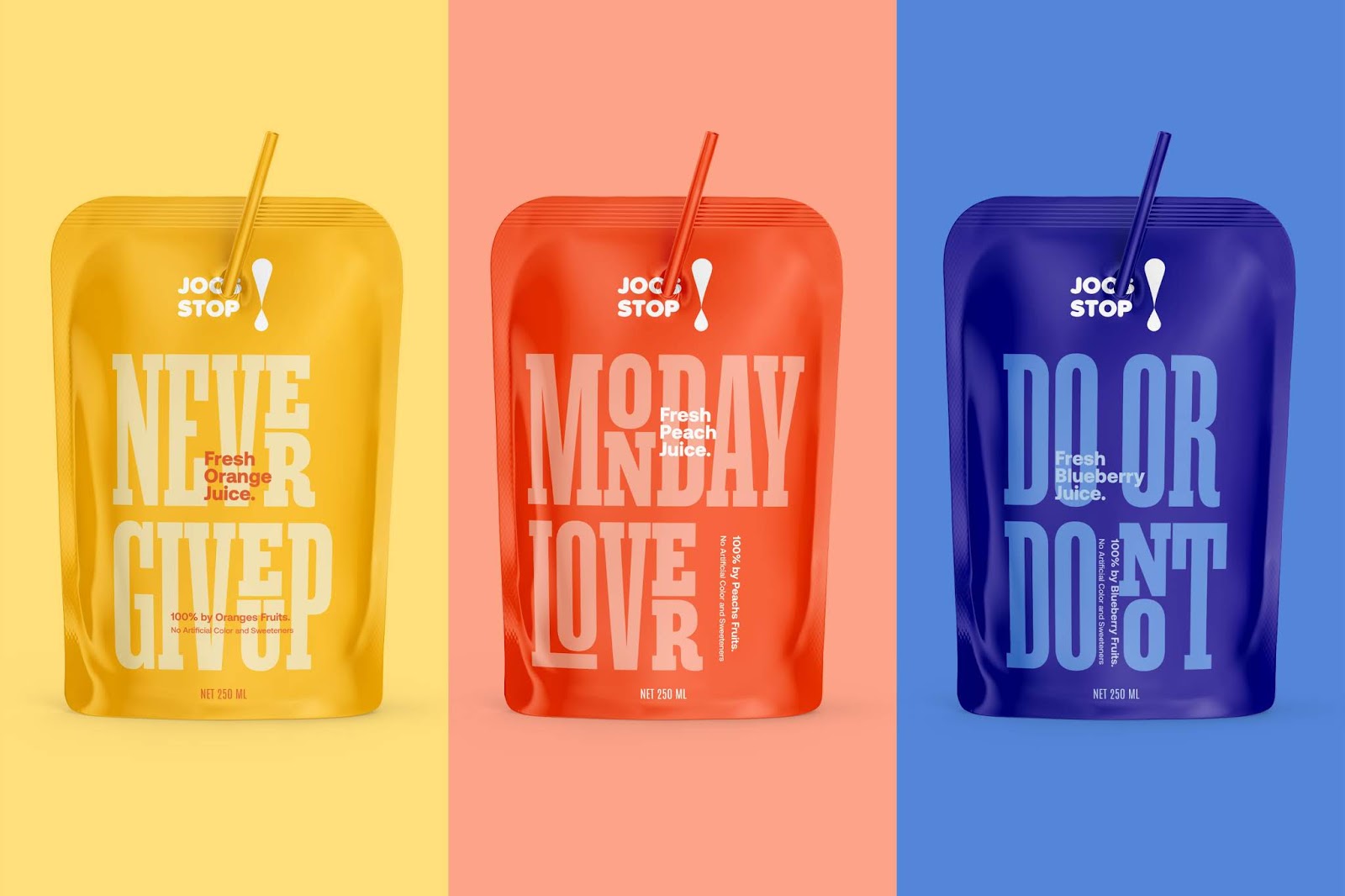 袋裝果汁包裝設計(圖1)