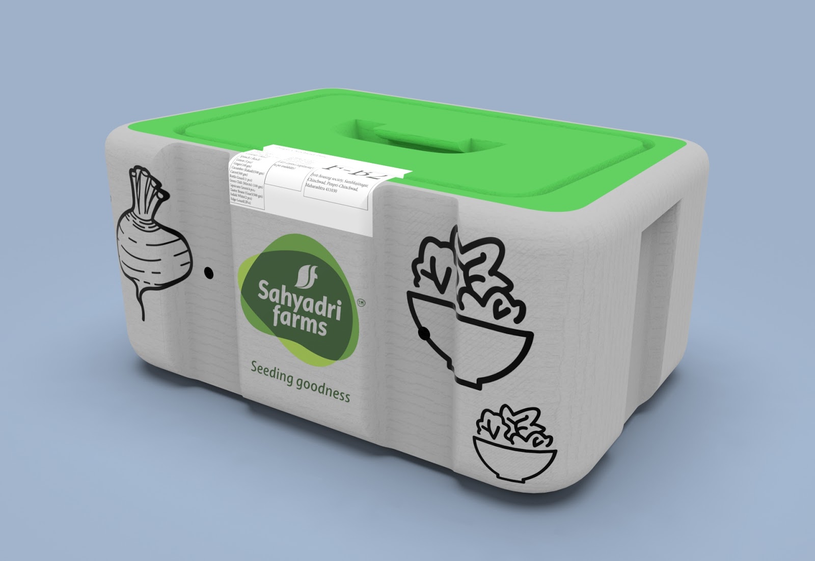 有機蔬菜外箱設計(圖2)