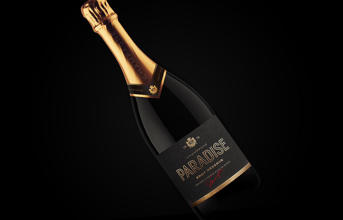 古典香檳包裝設計(圖4)