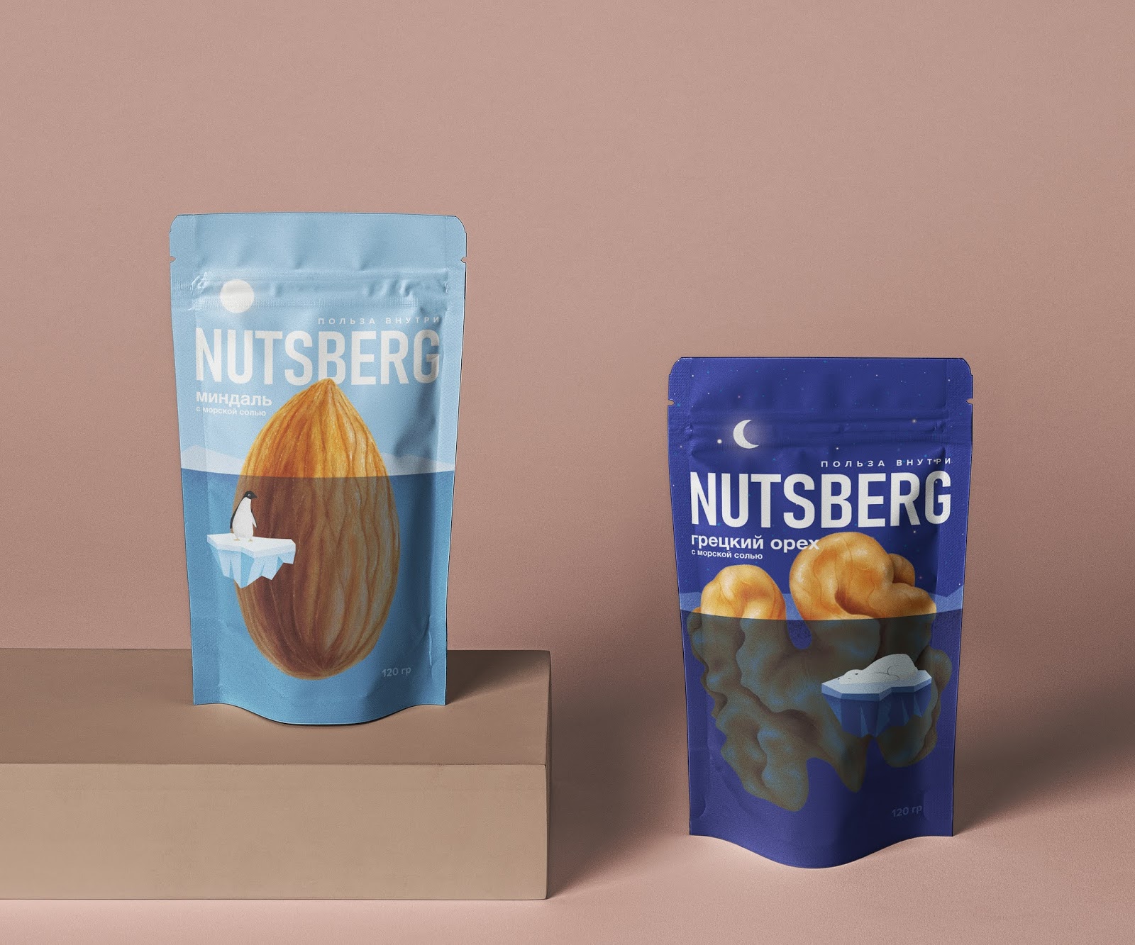 堅果包裝設計視覺搶眼包裝很大(圖1)