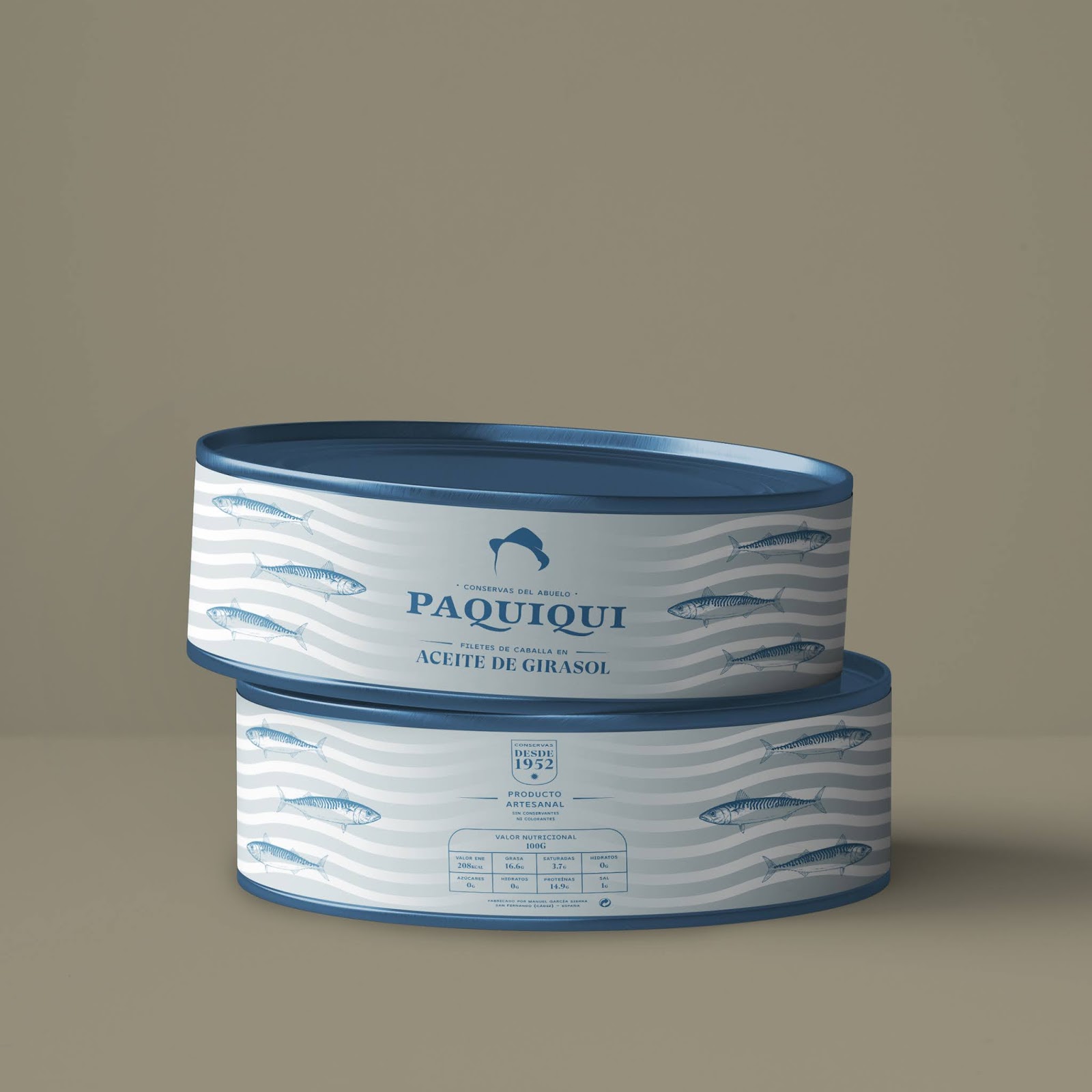 魚鯖魚橄欖油包裝設(shè)計(jì)(圖2)