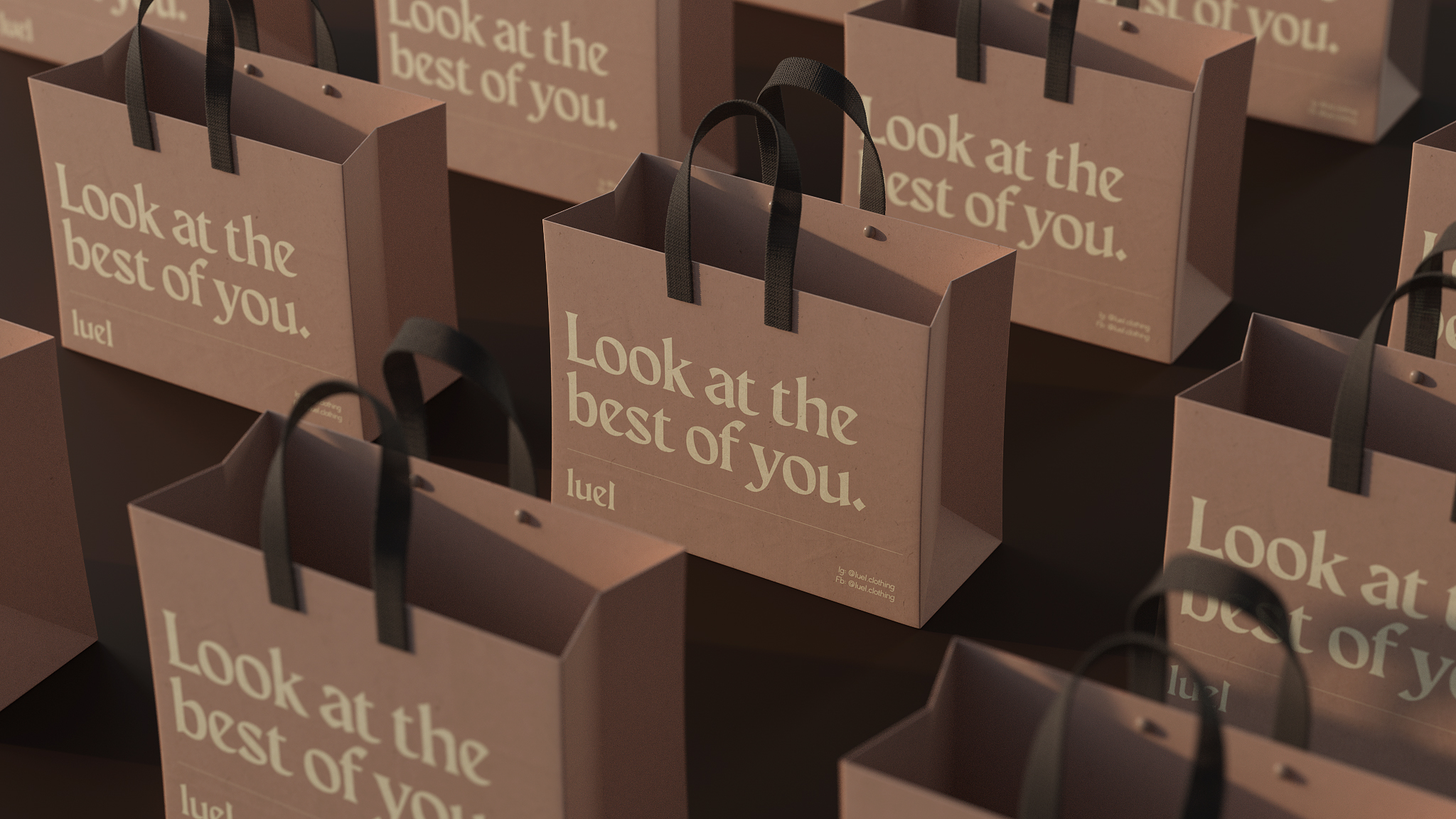 服裝店簡約包裝設計(圖2)