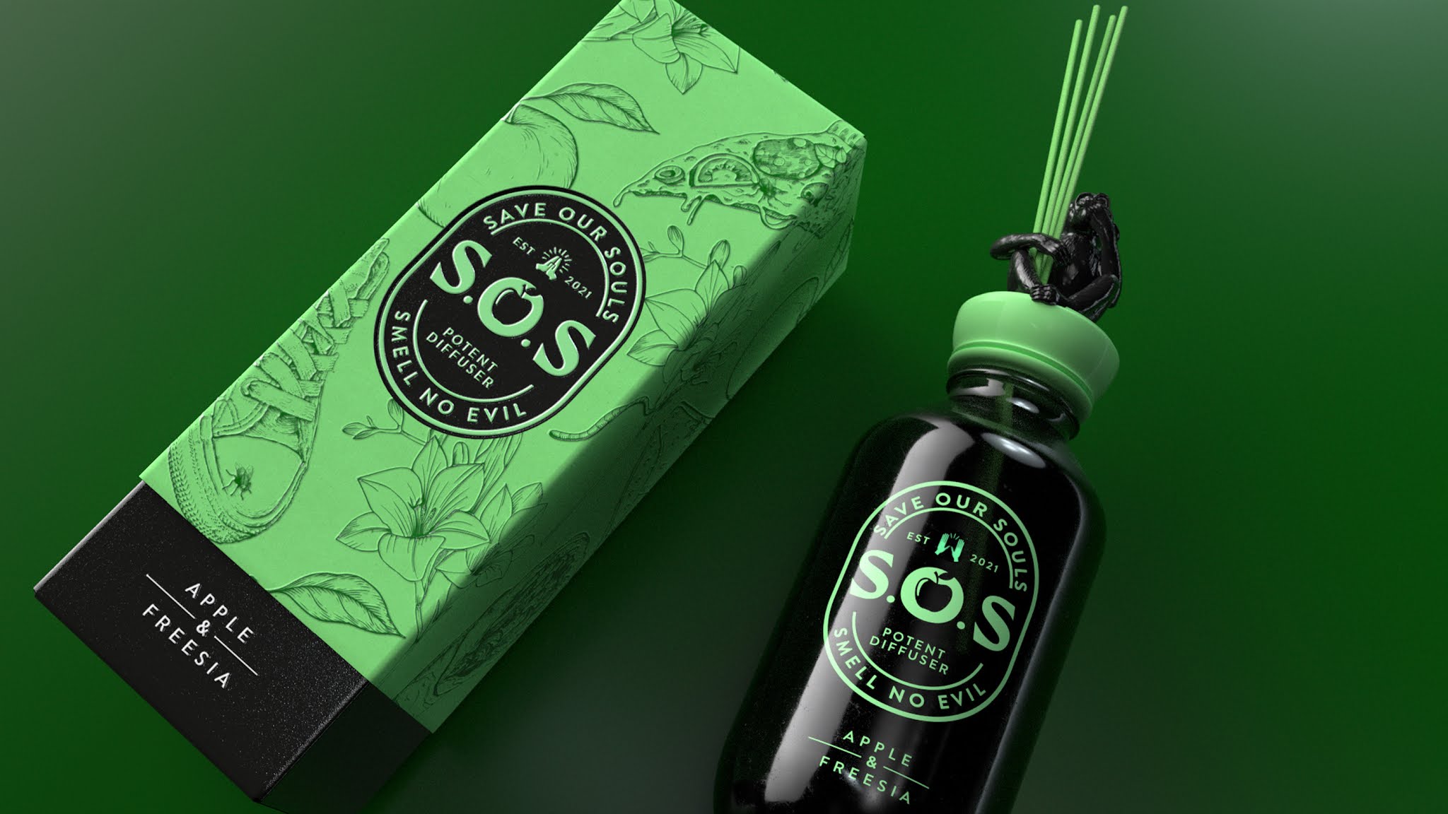 家庭熏香包裝設計(圖1)