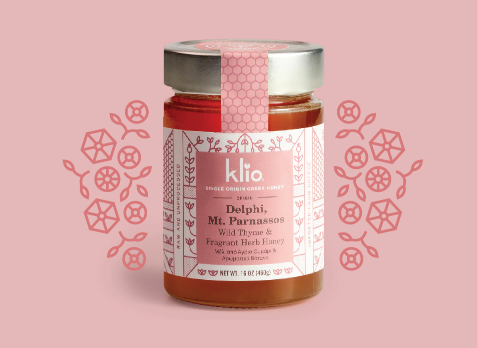 帶有插畫風格的蜂蜜包裝設計(圖3)