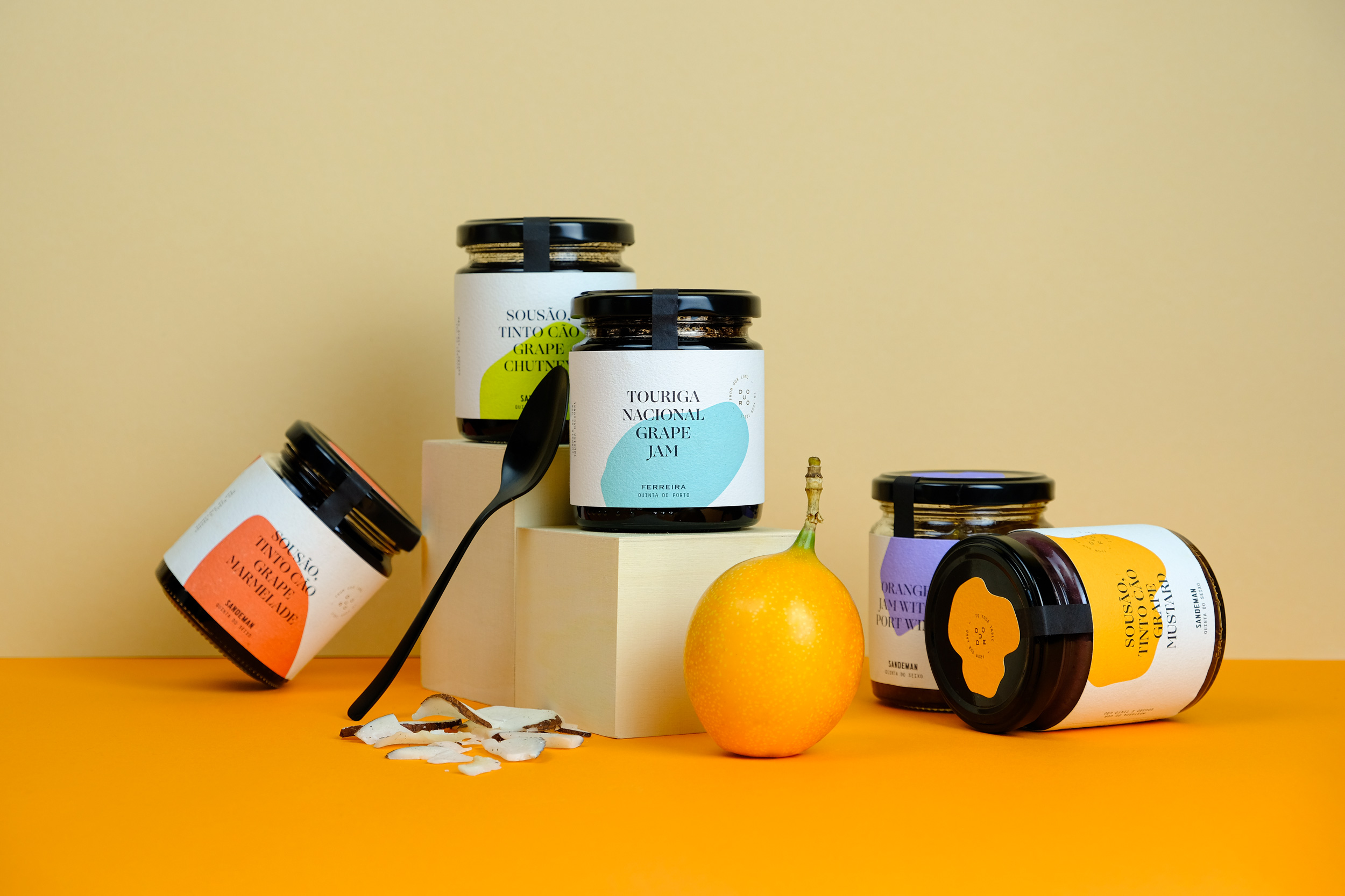 色彩鮮艷的風味果醬包裝設計欣賞(圖9)