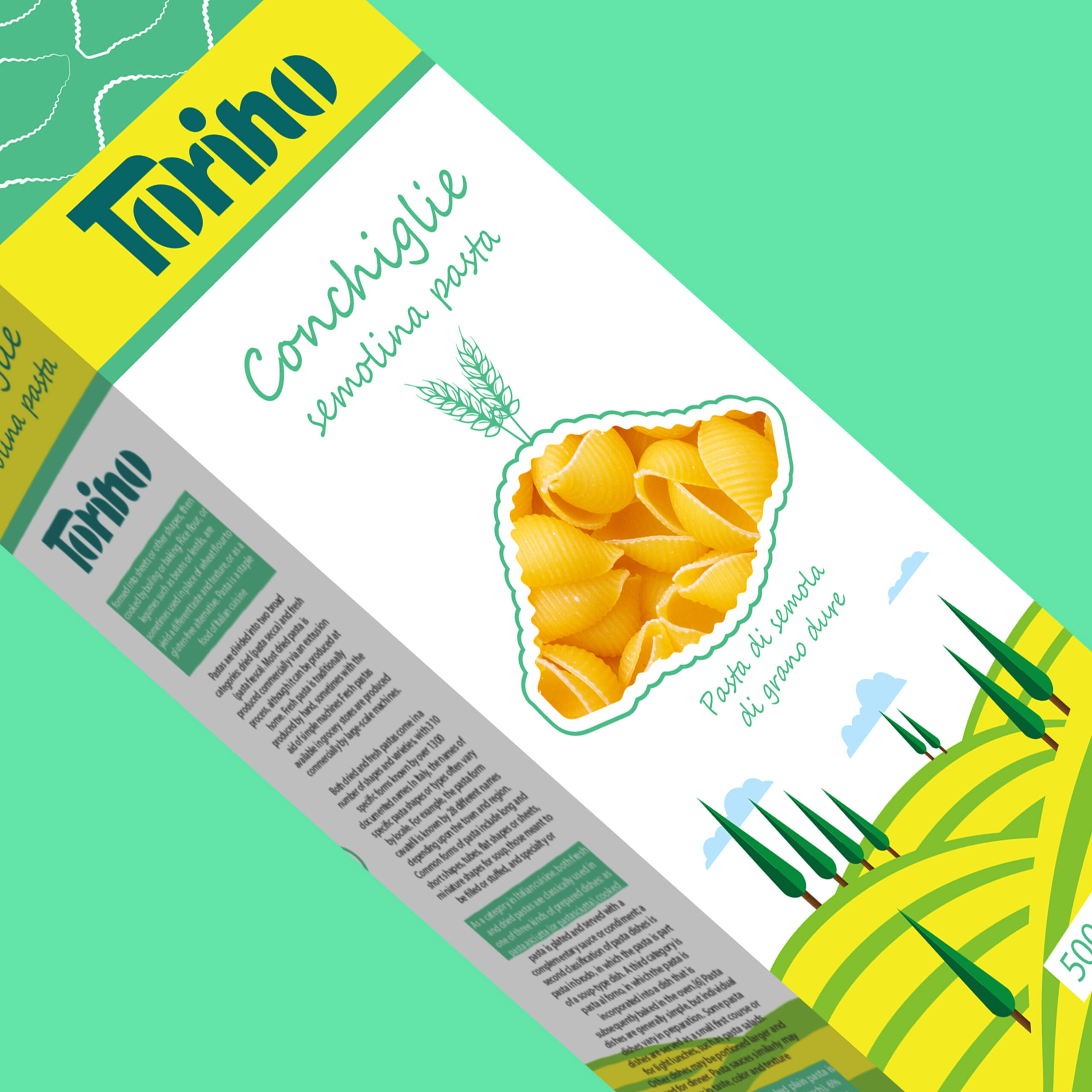 帶插畫的意大利面包裝這樣設計(圖2)