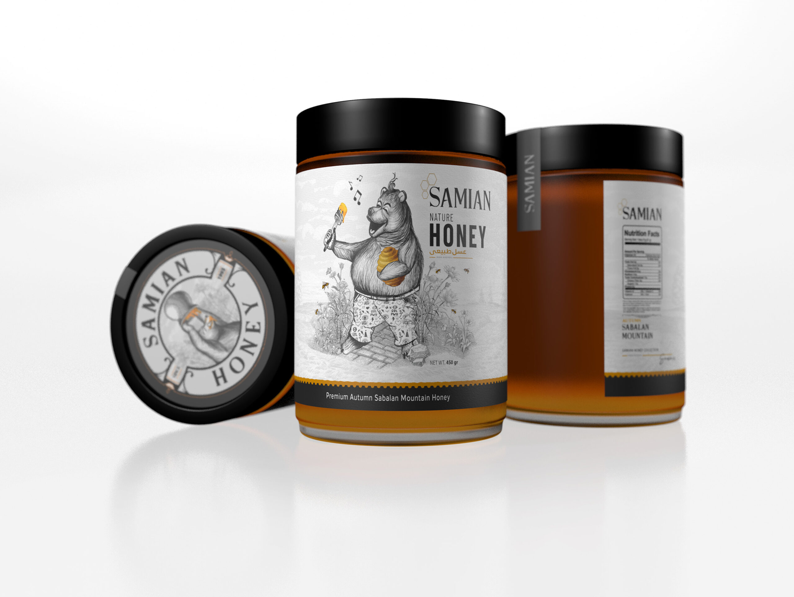 鉛筆素描畫的蜂蜜包裝設(shè)計(jì)與眾不同(圖4)