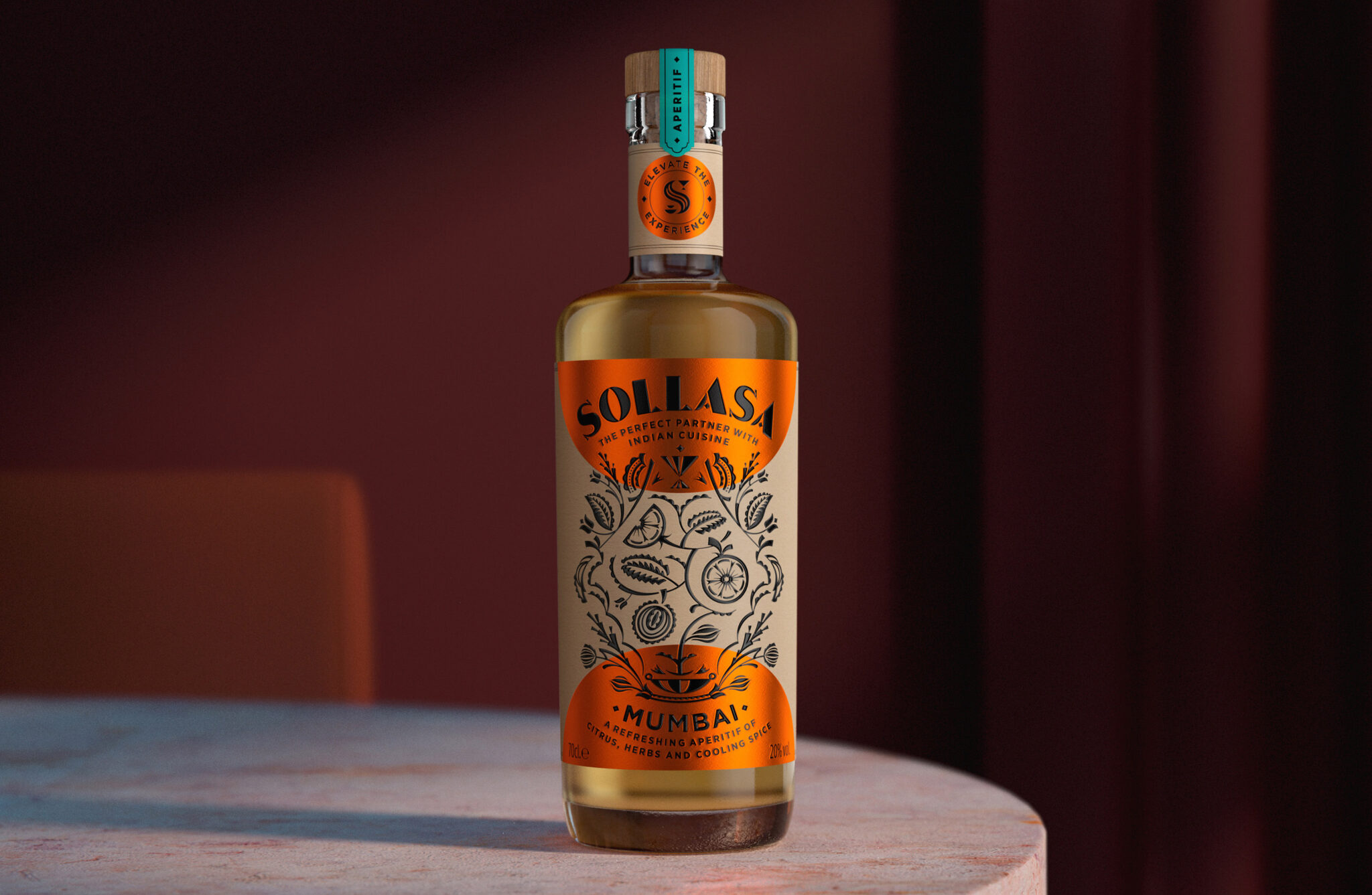 獨具特色的餐前開胃酒包裝這樣設計(圖1)