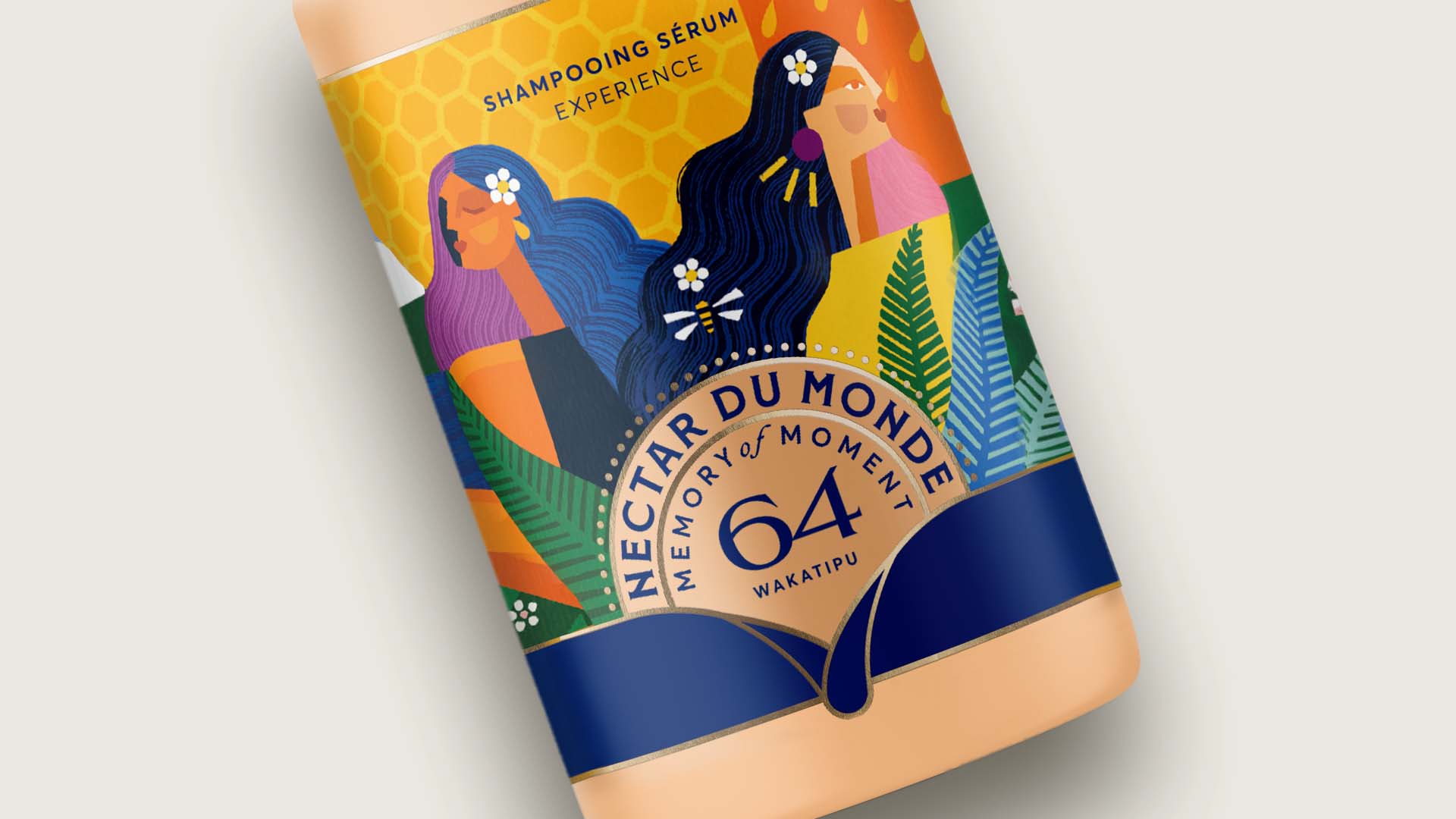 洗護產(chǎn)品包裝設(shè)計融入插圖，運用現(xiàn)代和傳統(tǒng)字體結(jié)合有不一樣視覺感受(圖5)