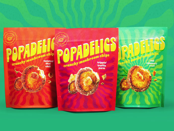 香菇小食品創新包裝這樣設計(圖1)