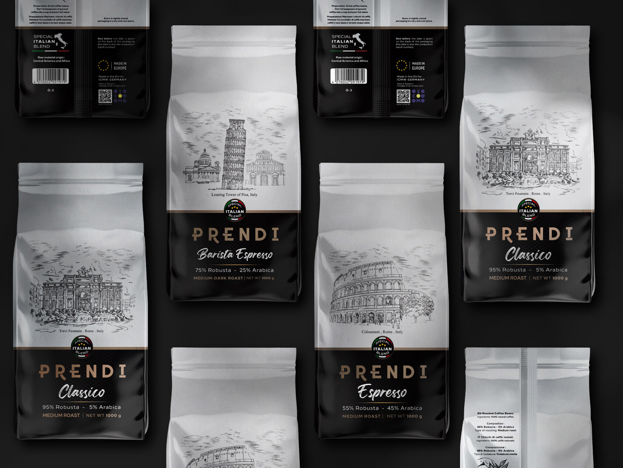 意大利咖啡豆包裝袋這樣設計(圖7)