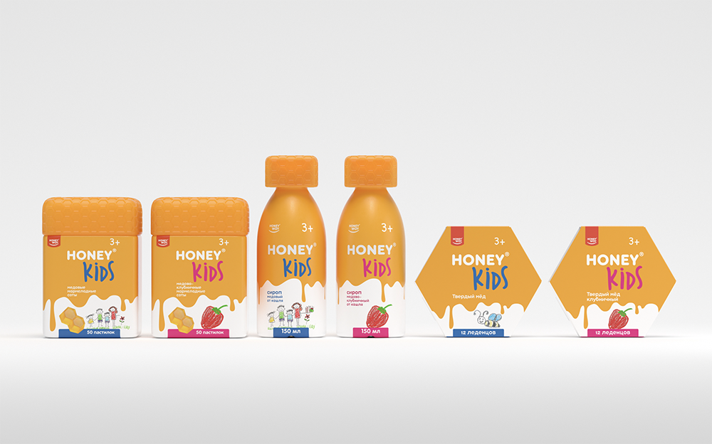 用蜂蜜制作的保健品包裝設(shè)計(jì)欣賞(圖2)