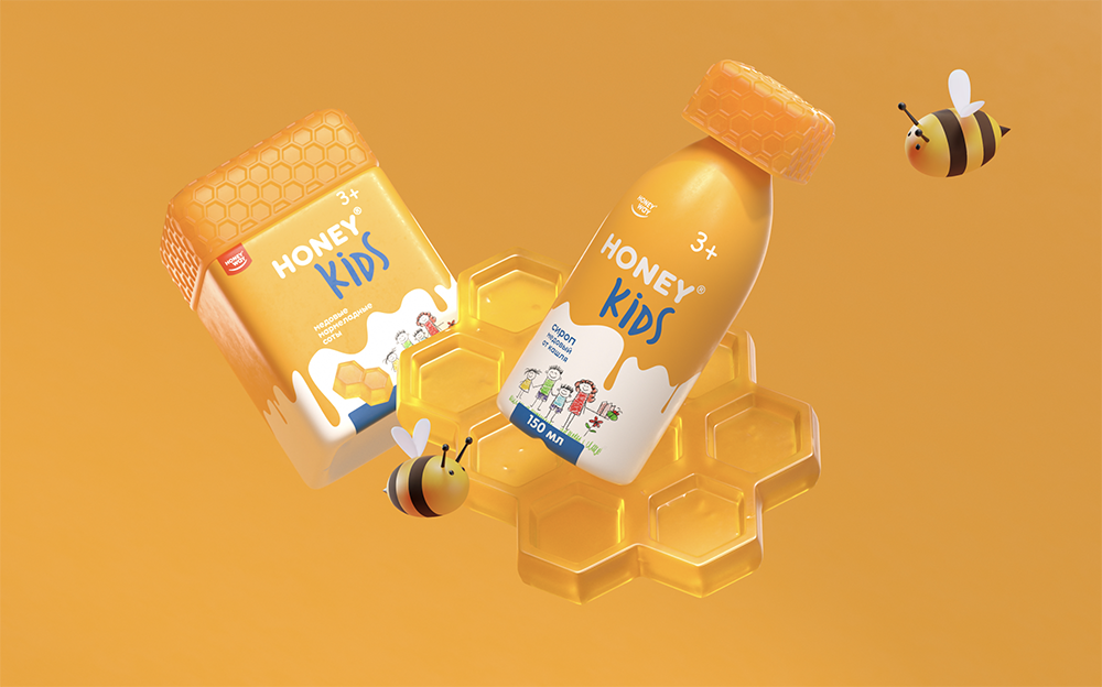 用蜂蜜制作的保健品包裝設(shè)計(jì)欣賞(圖8)