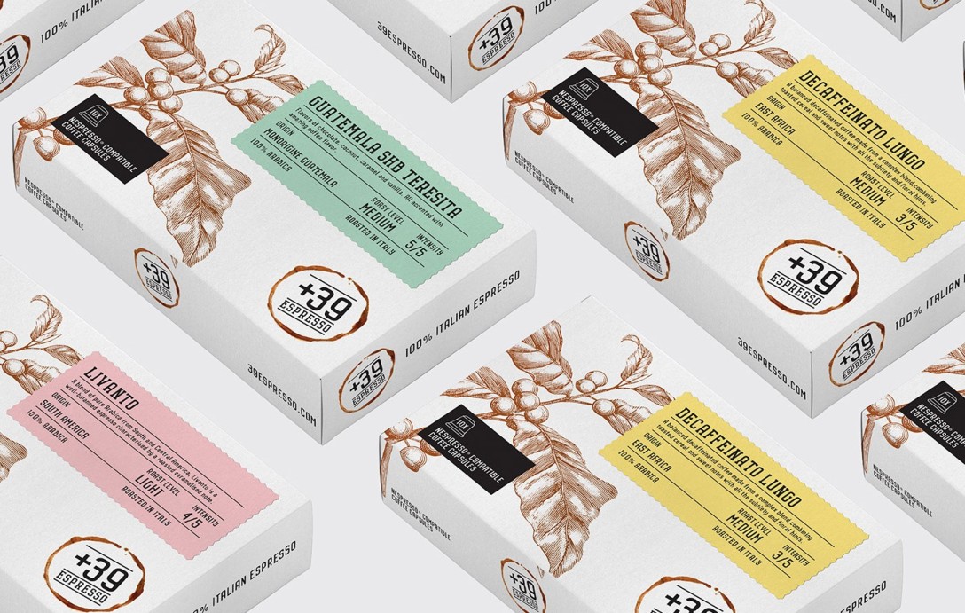 濃縮咖啡品牌包裝設計(圖1)