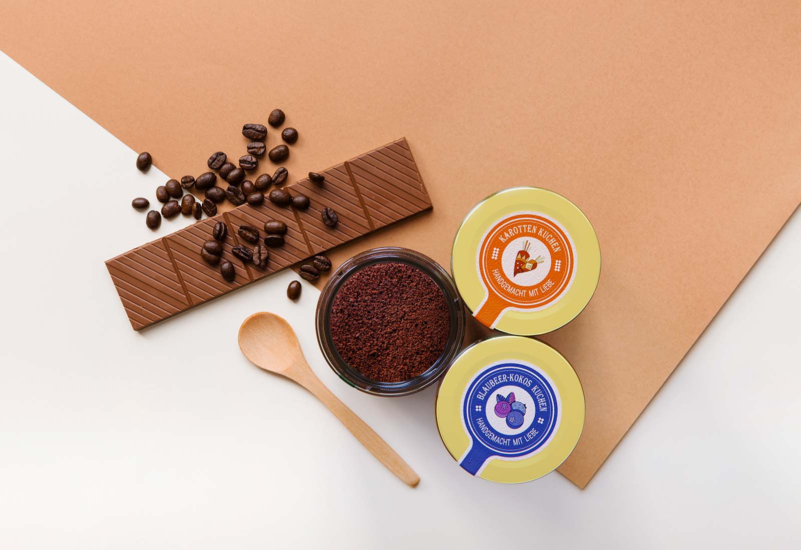 玻璃瓶中的蛋糕創意包裝設計(圖1)