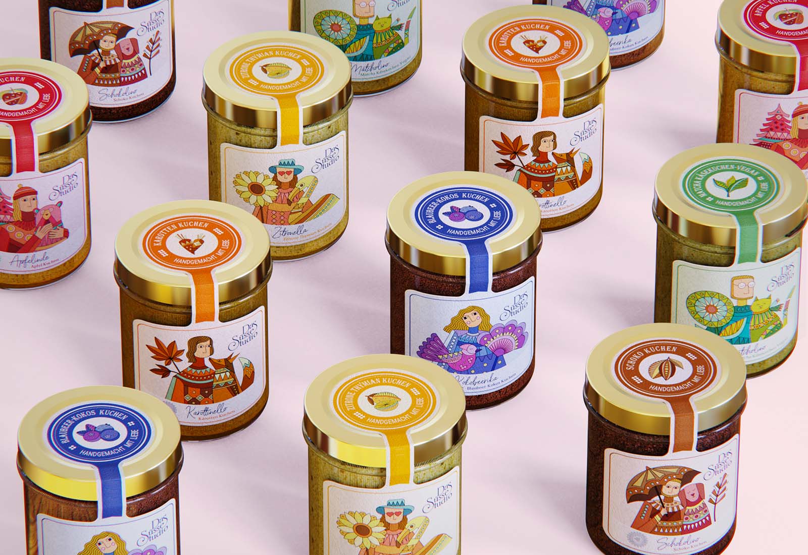 玻璃瓶中的蛋糕創意包裝設計(圖9)