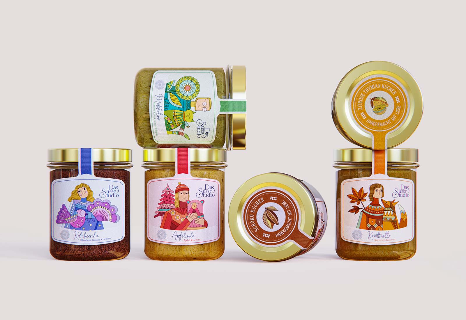 玻璃瓶中的蛋糕創意包裝設計(圖8)