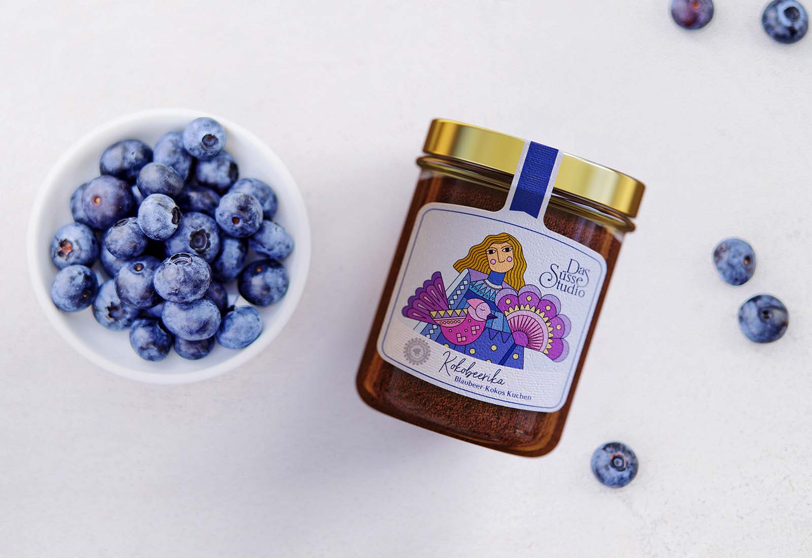 玻璃瓶中的蛋糕創意包裝設計(圖5)