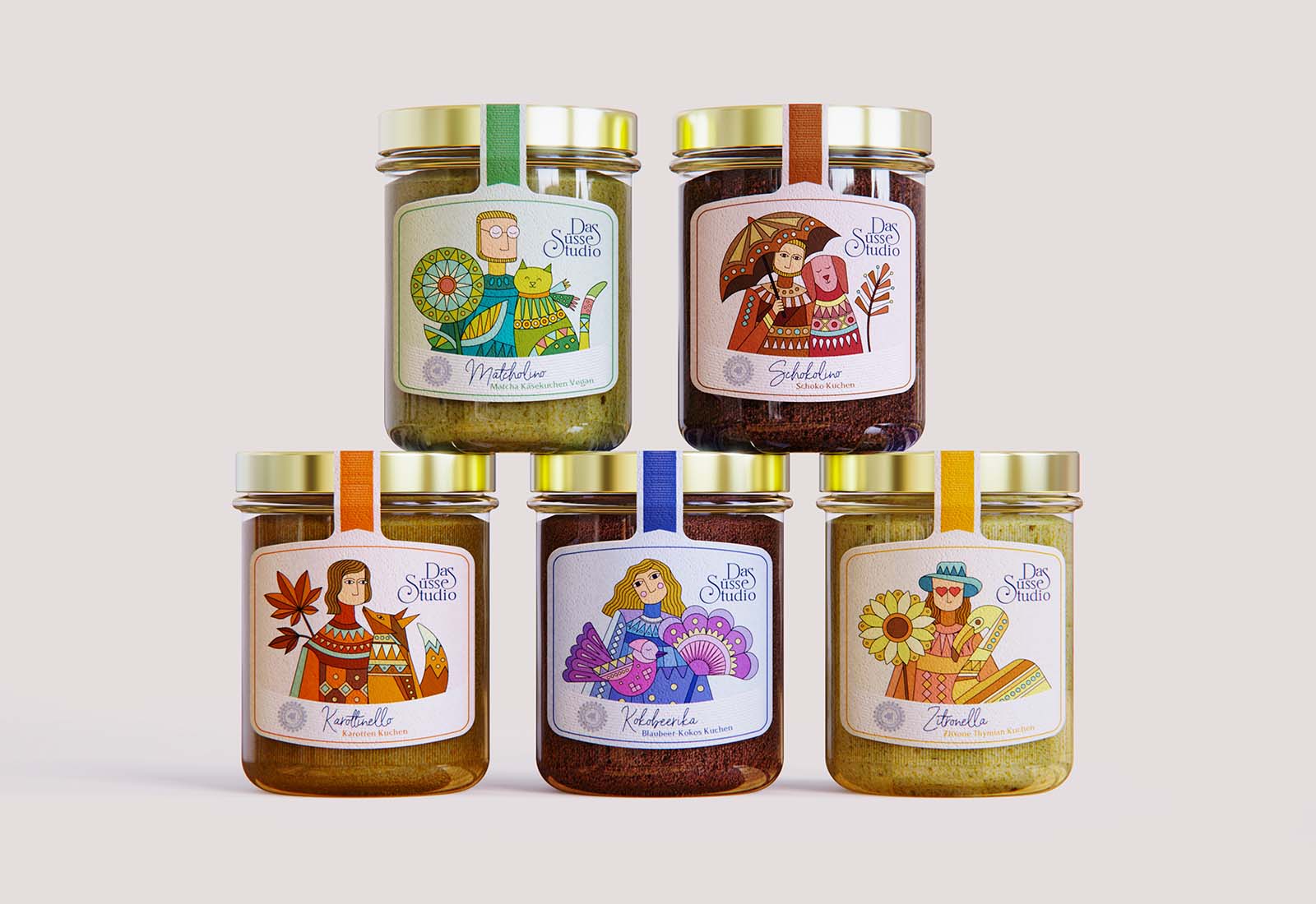 玻璃瓶中的蛋糕創意包裝設計(圖6)