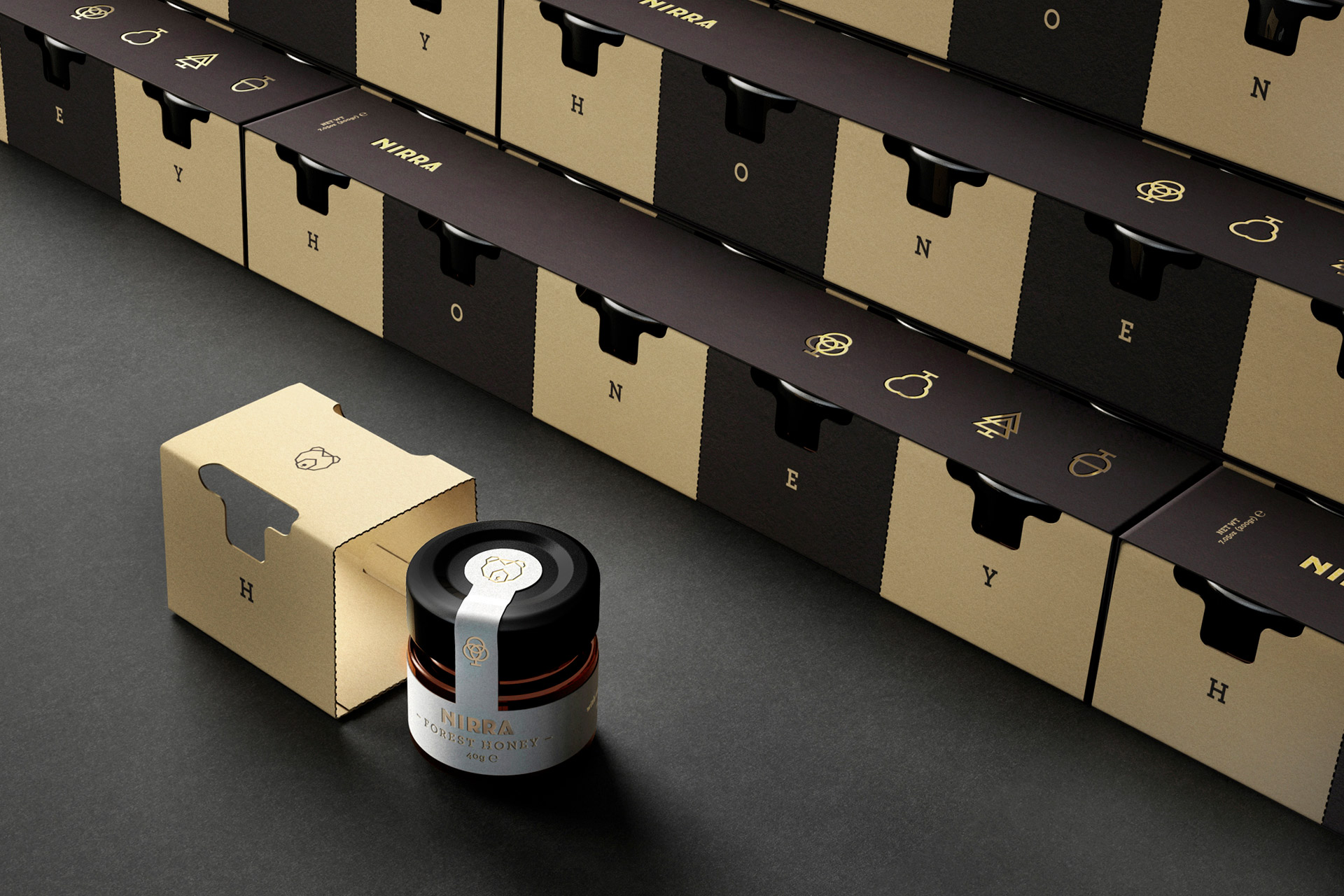 蜂蜜創(chuàng)意包裝設(shè)計(jì)這樣做簡(jiǎn)約又奢華(圖11)