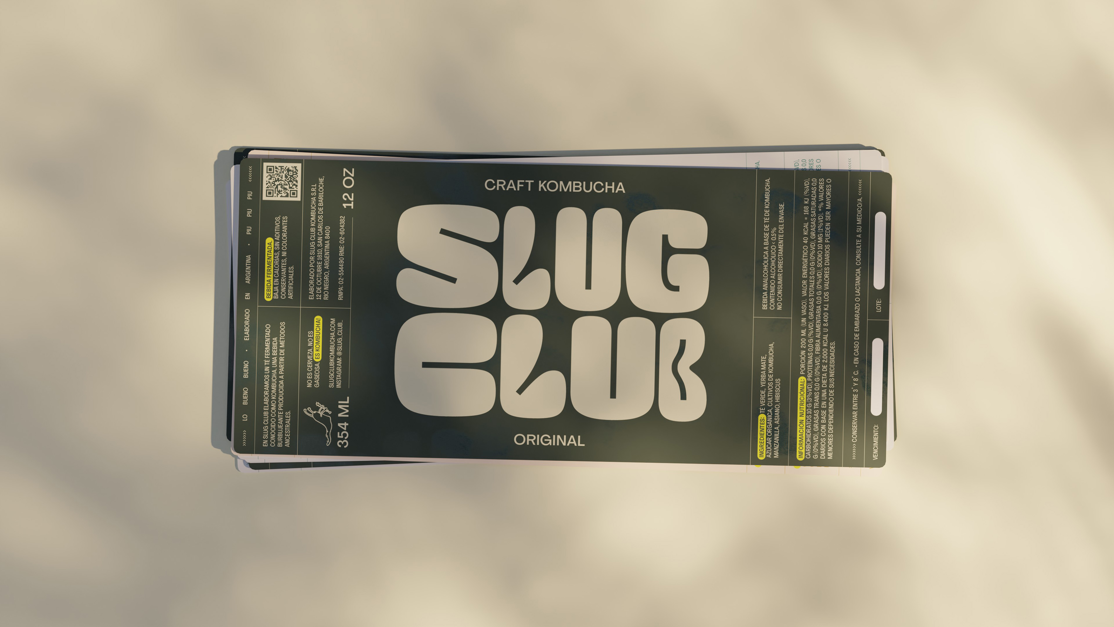 Slug Club康普茶飲料這樣包裝,創造出一種意想不到的精美美學(圖4) Slug Club康普茶飲料這樣包裝,創造出一種意想不到的精美美學(圖4)
