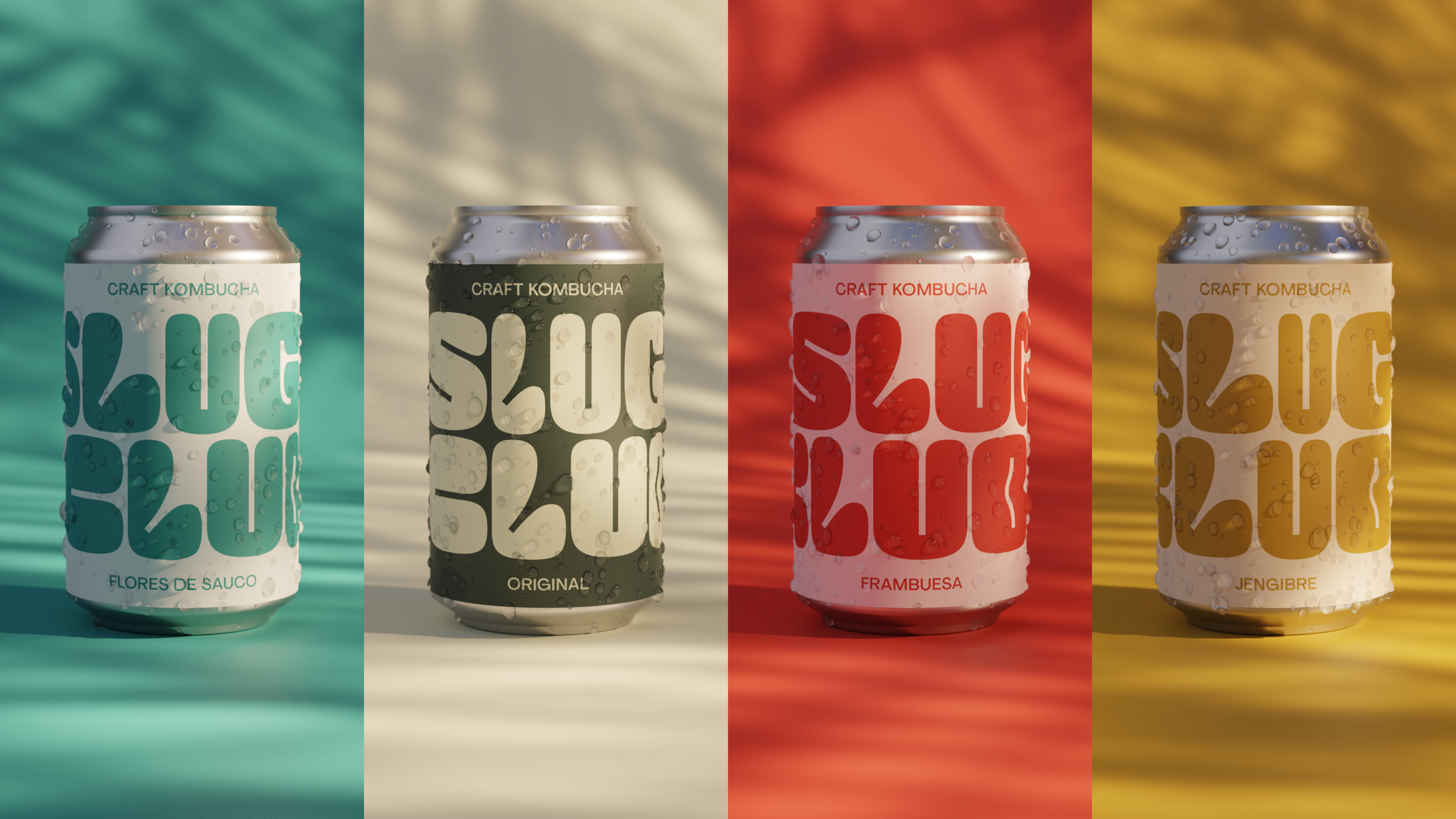 Slug Club康普茶飲料這樣包裝,創造出一種意想不到的精美美學(圖1) Slug Club康普茶飲料這樣包裝,創造出一種意想不到的精美美學(圖1)