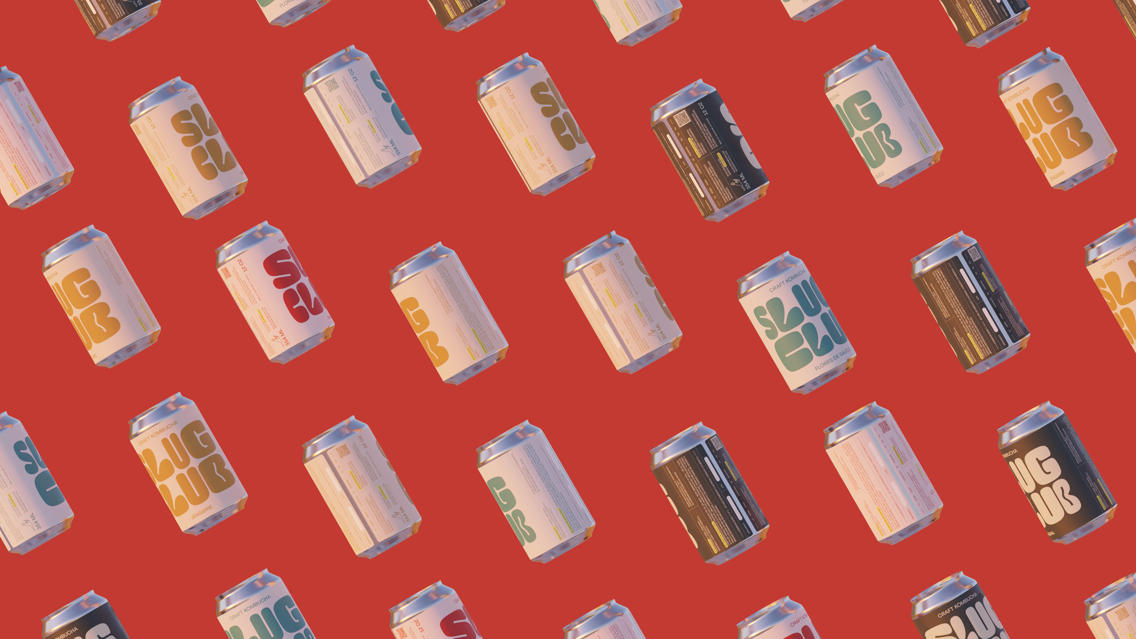 Slug Club康普茶飲料這樣包裝,創造出一種意想不到的精美美學(圖8) Slug Club康普茶飲料這樣包裝,創造出一種意想不到的精美美學(圖8)