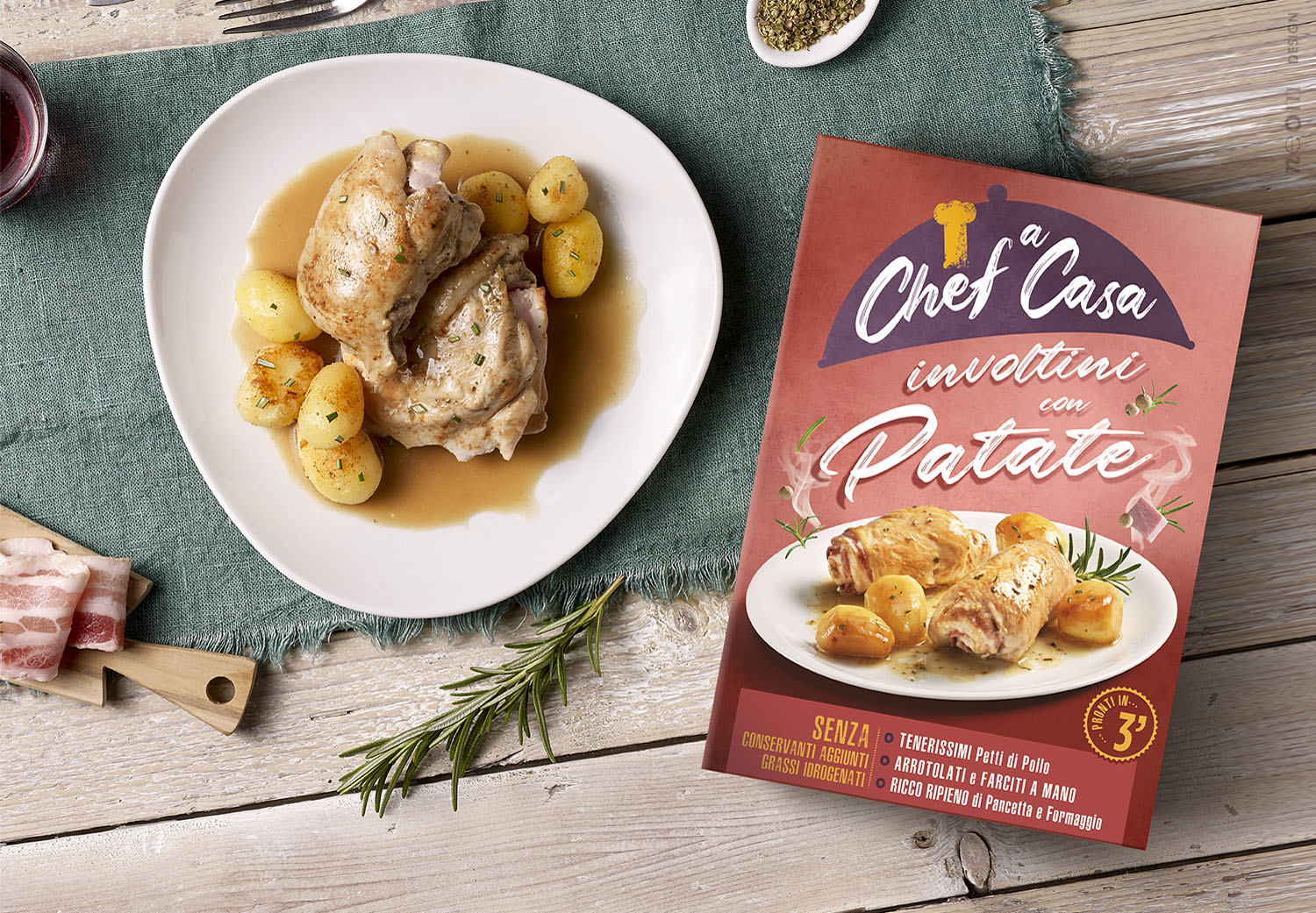 CHEF A CASA食品包裝設計參考(圖2)